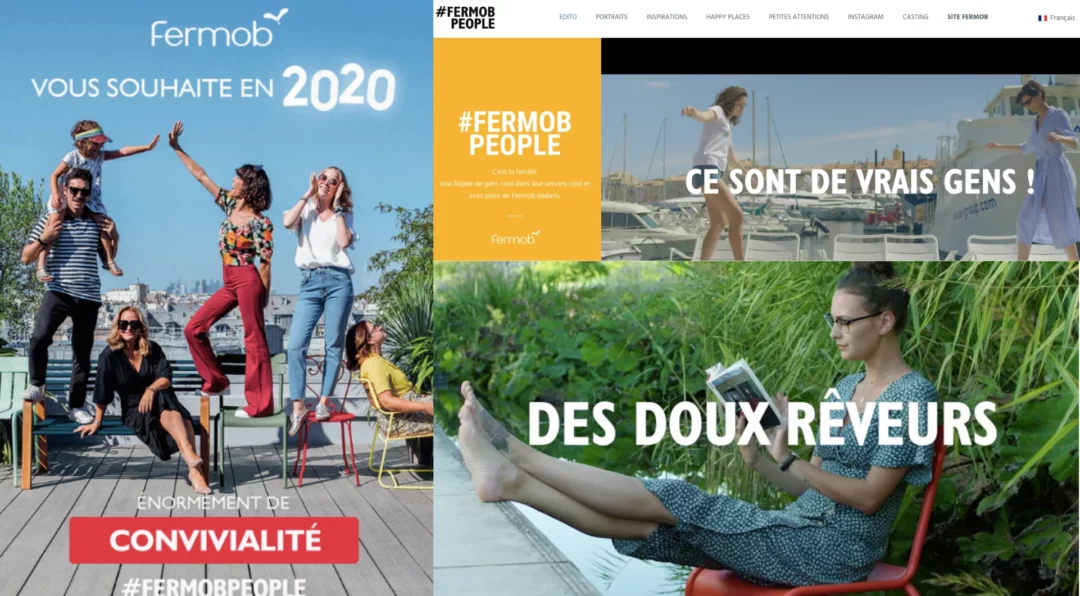 Carte de voeux Fermob People