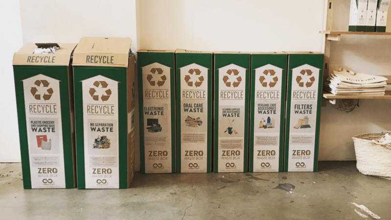 bacs de recyclage